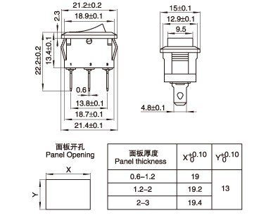 83139003, Basic/Snap Action Switches Microswitch, Miniature, 83139 Series, 831390 I A S0.5