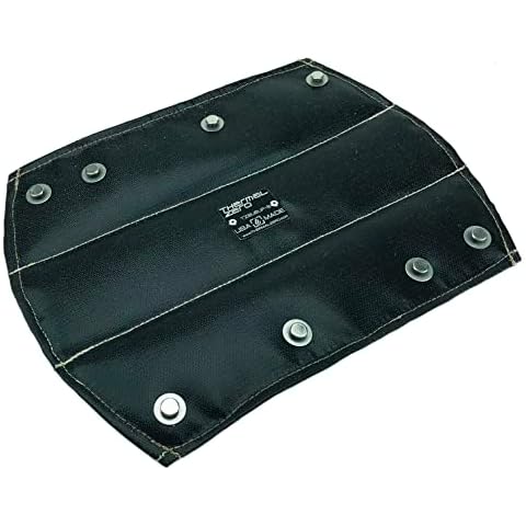 Thermal Zero SUBUPB-B Black Turbo Up Pipe Blanket compatible with Subaru OEM and aftermarket Legacy GT, WRX, STI, Forester XT, Turbo Uppipe - Made in USA Cover