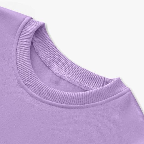 Girls Boys Baseball Print Fleece Sweatshirt Casual Long Sleeve T-Shirts Kids Loose Crewneck Basic Tee Tops for 2-12 Years4