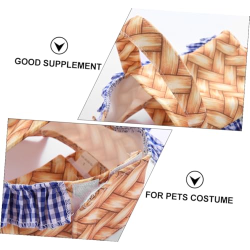 Disfraz para perro LIOOBO XL amarillo cómodo y transpirable miniatura 3