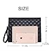 Ridoras Designer Wristlet Clutch Purse for Men,Womens Large Capacity Business Travel Soft Leather Phone Holder Handbag with Zip,Black01