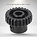 MOD 0.8 Pinion Gear 24 Tooth | 6mm D - Bore Replacement for Industrial Robots/CNC Machines | Cast Steel D - Shaft Gear 4303-1006 - 0024