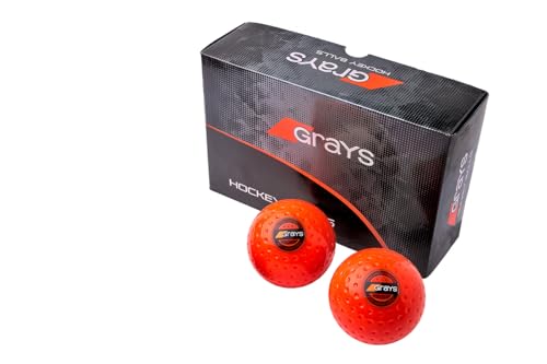 Grayss 2 Bolas Hockey Hierba Astrotec Grays Naranja