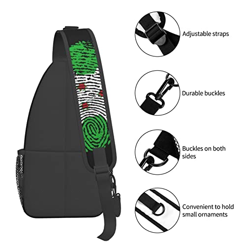 Mochila tipo bandolera unisex para senderismo miniatura 6