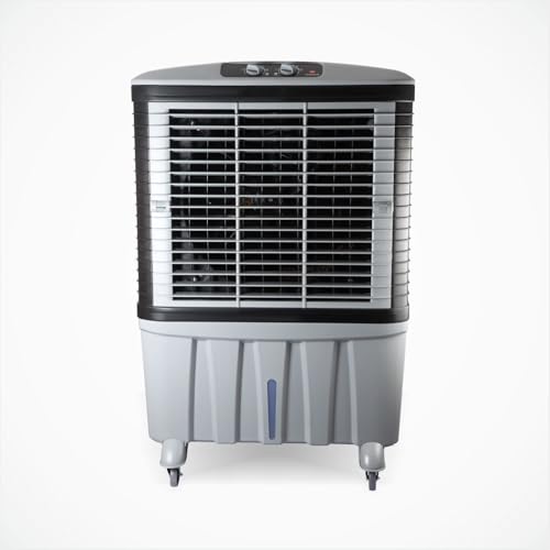 Image of CELLO Magnum 125 Litres Heavy Duty Vertical Commercial Air Cooler With 21 inch Fan | High-Density Honeycomb Cooling Pads, Auto-Fill Water Technology | Long Life Air Cooler For Indoor, Outdoor, Warehouses
