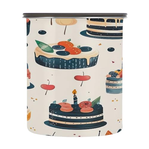 Contenedor Hermético para Café de Acero Inoxidable 17oz miniatura 2