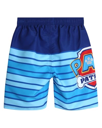 Nickelodeon Paw Patrol Boys’ Swim Trunks – Chase, Marshall, Rubble - Kids UPF 50+ Bathing Suit for Boys (2T-7)