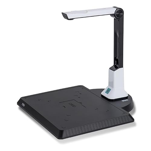 With OCR SDK 8MP Foldable Portable A4 A5 High Speed Document Scanner, Professional Height Adjustable Camera