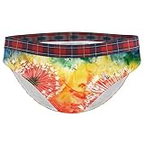 Sous-vêtements pour femme - Doux et extensible - Peinture de pissenlit, Multicolore, L