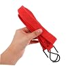 Red Elastic Bungee Cords Hooks Heavy Duty Stretch Straps for Motorcycles and Outdoor Gear Lightweight Travel Accessory for Secure Luggage and Cargo