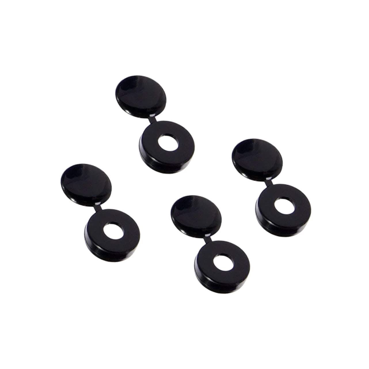 GLEAVI 200pcs Screw Protector Cap Plastic Bike Car Small Screw Cover for Protection