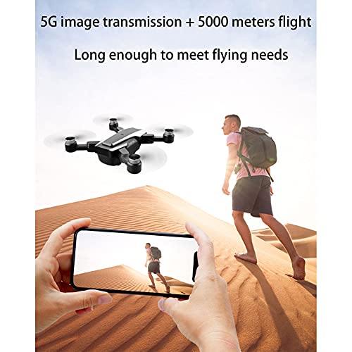 Ficha técnica Drones con cámara 6K HD para adultos FPV quadcopter plegable para principiantes con motor sin escobillas Follow Me retorno automático - Fernando Cortés