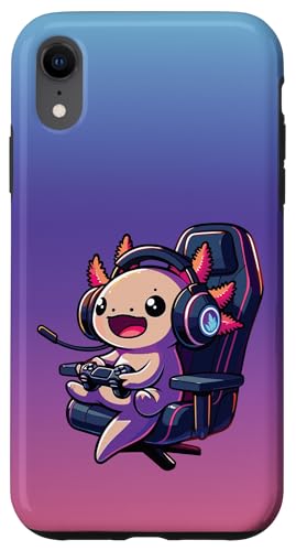 Gamesolotl lustiges Axolotl Wortspiel für Gamer Hülle für iPhone XR