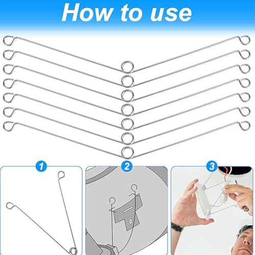 Clipe de para lâmpada de painel downlight, braçadeira de de luz embutida | Clipe de caixa de luz emb