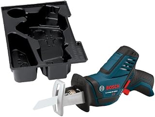 Bosch Bare-Tool PS60BN 12-Volt Max Lithium-Ion Pocket Reciprocating Saw with Exact-Fit L-BOXX Tool