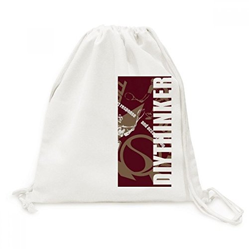 Sac en toile de tennis graffiti et cordon de serrage pour voyage et shopping