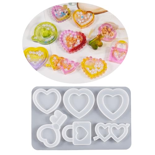 Molde Silicone Versátil Para Confecção Chaveiros E Pingentes Gotas Cristal Moldes Resina Perfeitos P