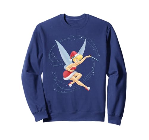 Disney Tinker Bell Spreading Pixie Dust and Christmas Cheer Sweatshirt