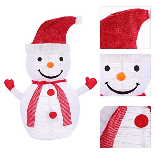 Zerodeko 2 Peças Enfeite De Natal Iluminado Enfeite De Papai Noel Decoração Natalina Caseira Brinque