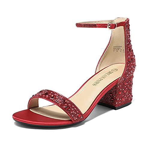 Sandales à talons blocs bas bout ouvert élégance moderne avec talon carré 5.7CM