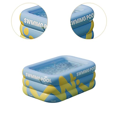 Image of ARTISOUL Inflatable Swimming Pool Paddling Pool for Kids and Adults Lawn Outdoor Blue 1.5M | Home & Garden | Yard, Garden & Outdoor Living | Pools & Spas | Swimming Pools | Inflatable & Kid Pools