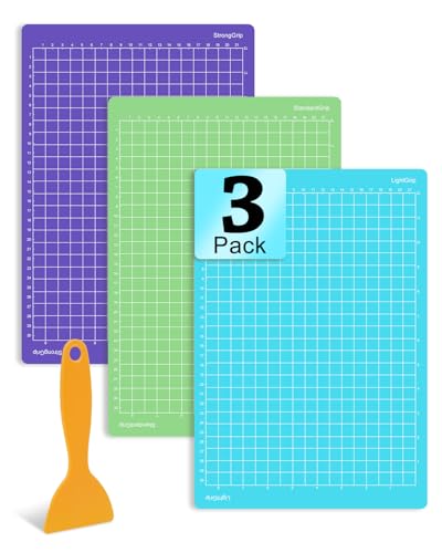 UCEC Cutting Mat Compatible with Joy Xtra, 3 Pack 8.5x12in