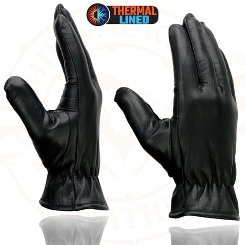 Image of Milwaukee Leather Women's Leather Lightweight Motorcycle Lined Driving Hand Gloves - X-Small