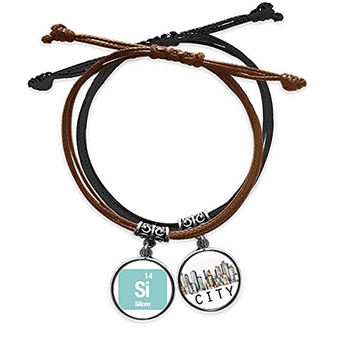 Bracelet silicium élément chimique accessoire idéal pour prof de chimie