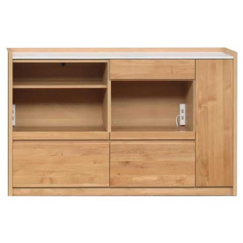 Amazon｜アンアン144カウンター＜堀田木工＞ナチュラル｜食器棚