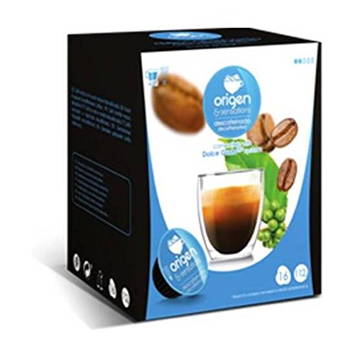 DESCAFEINADO ORIGEN SENSATIONS, 16 CÁPSULAS COMPATIBLES DOLCE GUSTO