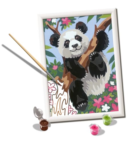 Peinture avec chiffres Panda Ravensburger : idée cadeau anniversaire créative enfant 7 ans