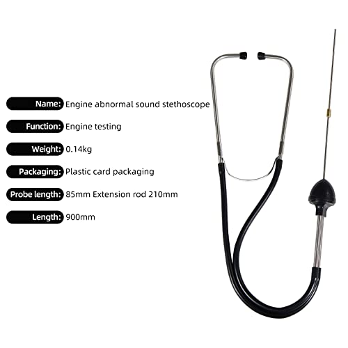 CCLIFE Mechaniker Stethoskop Motor KFZ Maschinen Diagnose Prüfer Tester Werkzeug