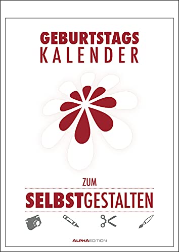 Geburtstagskalender zum Selbstgestalten