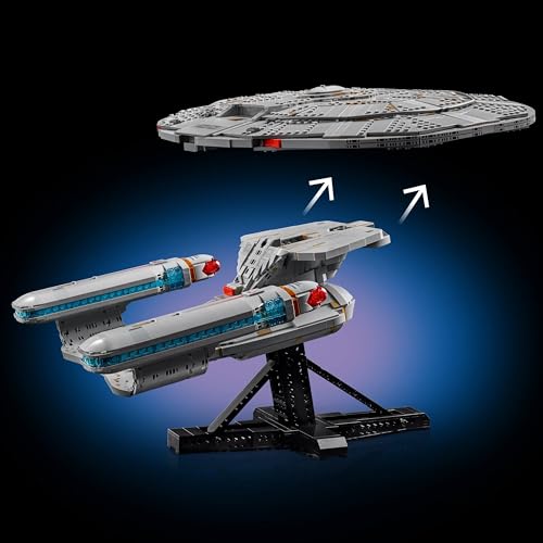 Image of LEGO Icons Star Trek: U.S.S. Enterprise NCC-1701-D Replica Model Building Kit for Adults 10356