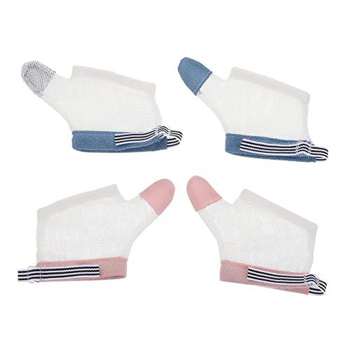 2pairs Eat Glove Cover Mittens Months Thumb Guard for Newborns Boy Girl Gloves Months
