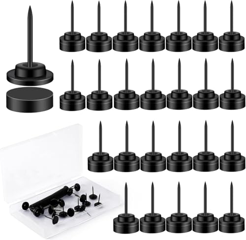 SANNIX Conjunto de 25 pinos magnéticos, pinos planos, tachinhas magnéticas para polegar, para parede