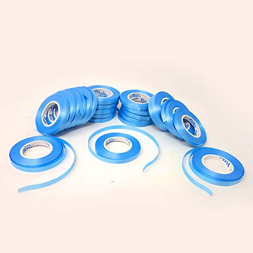 Image of AMFIN Curling Ribbons for Balloons - Blue (Pack 24)