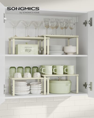SONGMICS Étagère à épices KCS002W02 Blanc