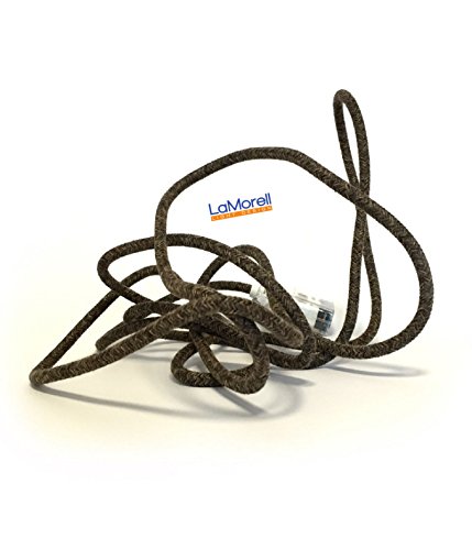 Alargador eléctrica Cable redondo/redondo revestido de tela. Color Canvas Marrón. Sección 3 X 0.75