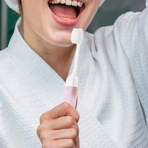 Faltbare Zahnbürste: Tragbare Zahnbürste, Reisezahnbürste, faltbar, weich, für Wandern, Camping, Reisen, kompaktes und leichtes Design für eine Pflege – Bild 6