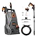 VonHaus Pressure Washer 1500W – Portable Power Washer for Patio, Car, Walls, Fences & More – Jet Wash Comes with Accessories and Attachments – 105 Bar Max Water Pressure, 408L Max Water Flow Per Hour