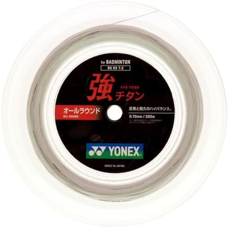 Amazon | ヨネックス(YONEX) バドミントン ストリング 強チタン ロール 