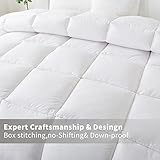 HOMEFOUCS Double Size Duvet, 13.5Tog Luxurious Wool Duvet, Washable Wool Filled Quilt, 230T Soft Fabric(Double size: 200x200cm) - Image 4