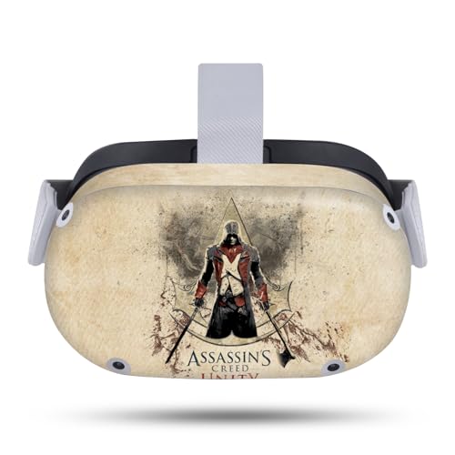 Head Case Designs Officially Licensed Assassin's Creed Arno Dorian Unity Key Art Vinyl Sticker Skin Decal Cover Compatible with Meta Quest 2