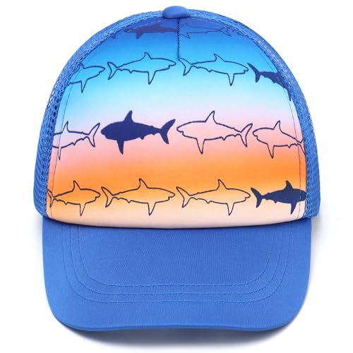 Image of Duoyeree Toddler Baseball Hat, Dinosaur Mesh Adjustable for 0-8T Kids