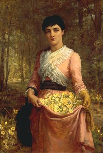 Tableaux Modernes les filles de notre empire d'Edwin Longsden Long Décoration de Bureau 60x90cm