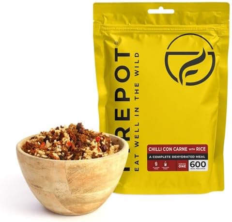 FIREPOT Chilli con Carne and Rice (Regular) - Healthy Dehydrated Expedition Food