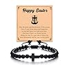 Tarsus Cross Bracelet for Men Christian Gifts for Men Cross Jewelry Religious Gifts for Men Easter Christmas Birthday Fathers Day