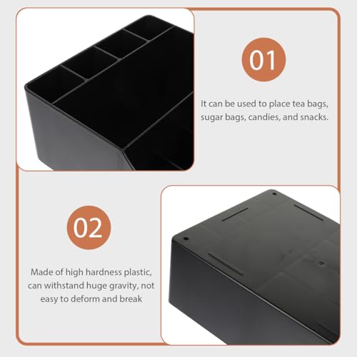 Organiseur pour sachets de thé et café compact pour comptoir - 6