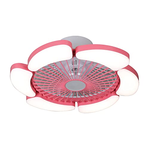 Ventilateur de plafond rose silencieux pour rafraîchir la chambre d'enfant sans troubler son sommeil